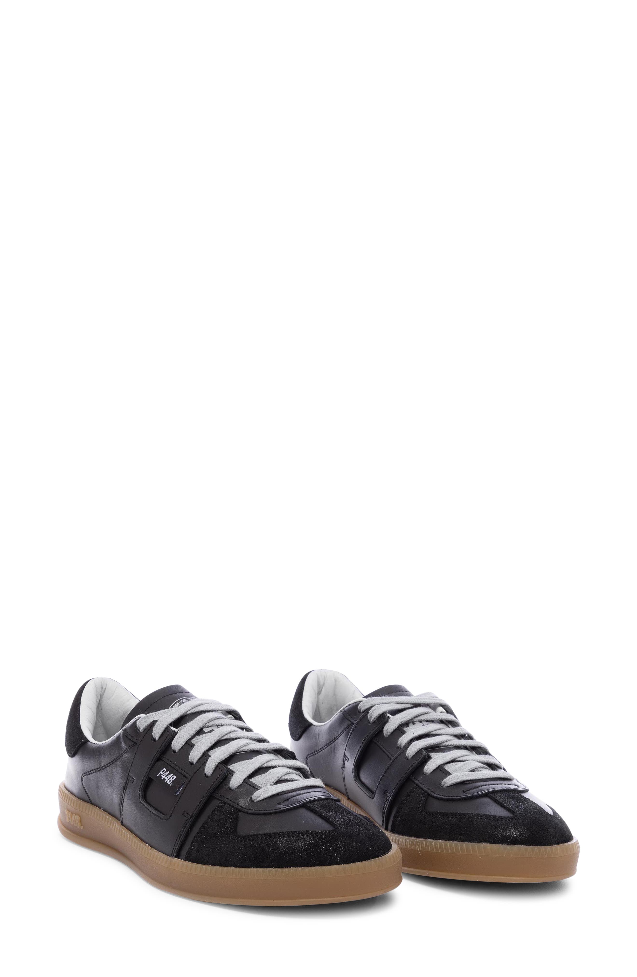 P448 Monza Glitterfine Sneaker, Main, color, Glitterfine/ Black