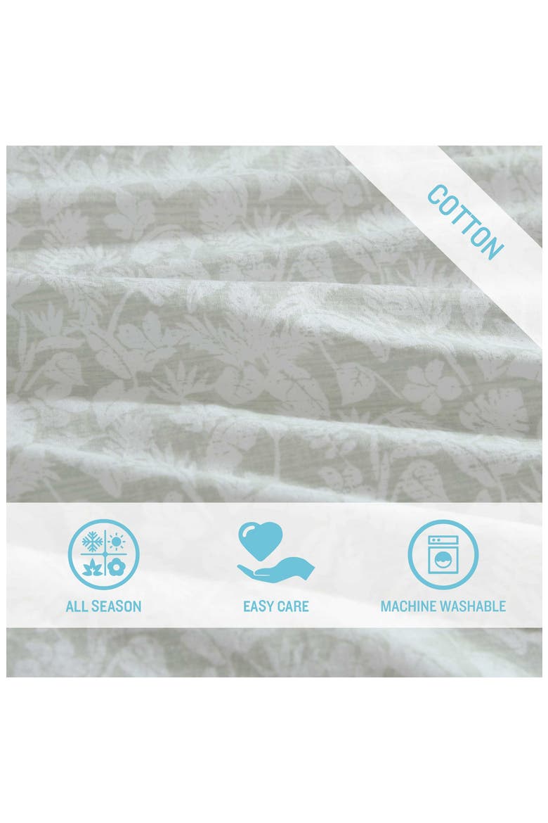 Palm Day 4-Piece Sheet Set, Alternate, color, LIGHT GREEN