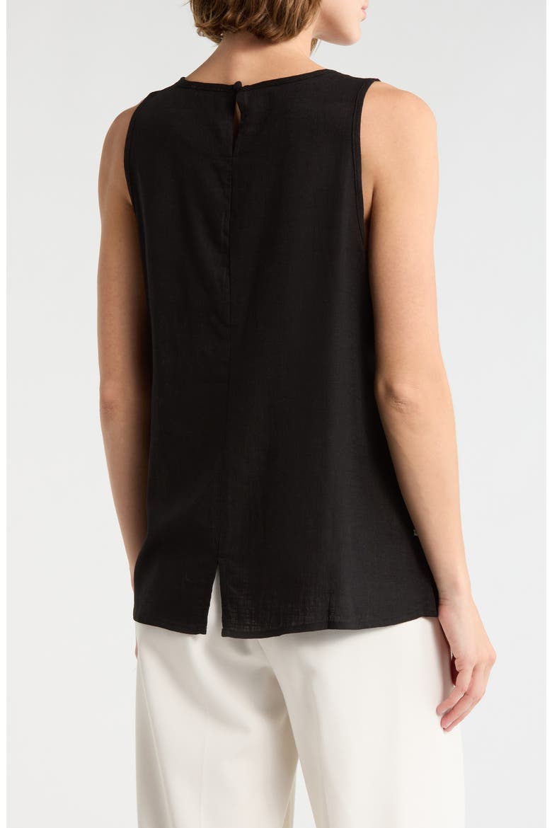 Sleeveless Top, Alternate, color, RICH BLACK