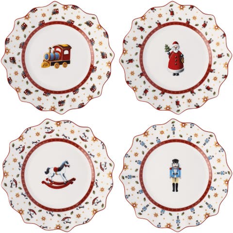 Toy's Delight Anniversary Plate  Set of 4