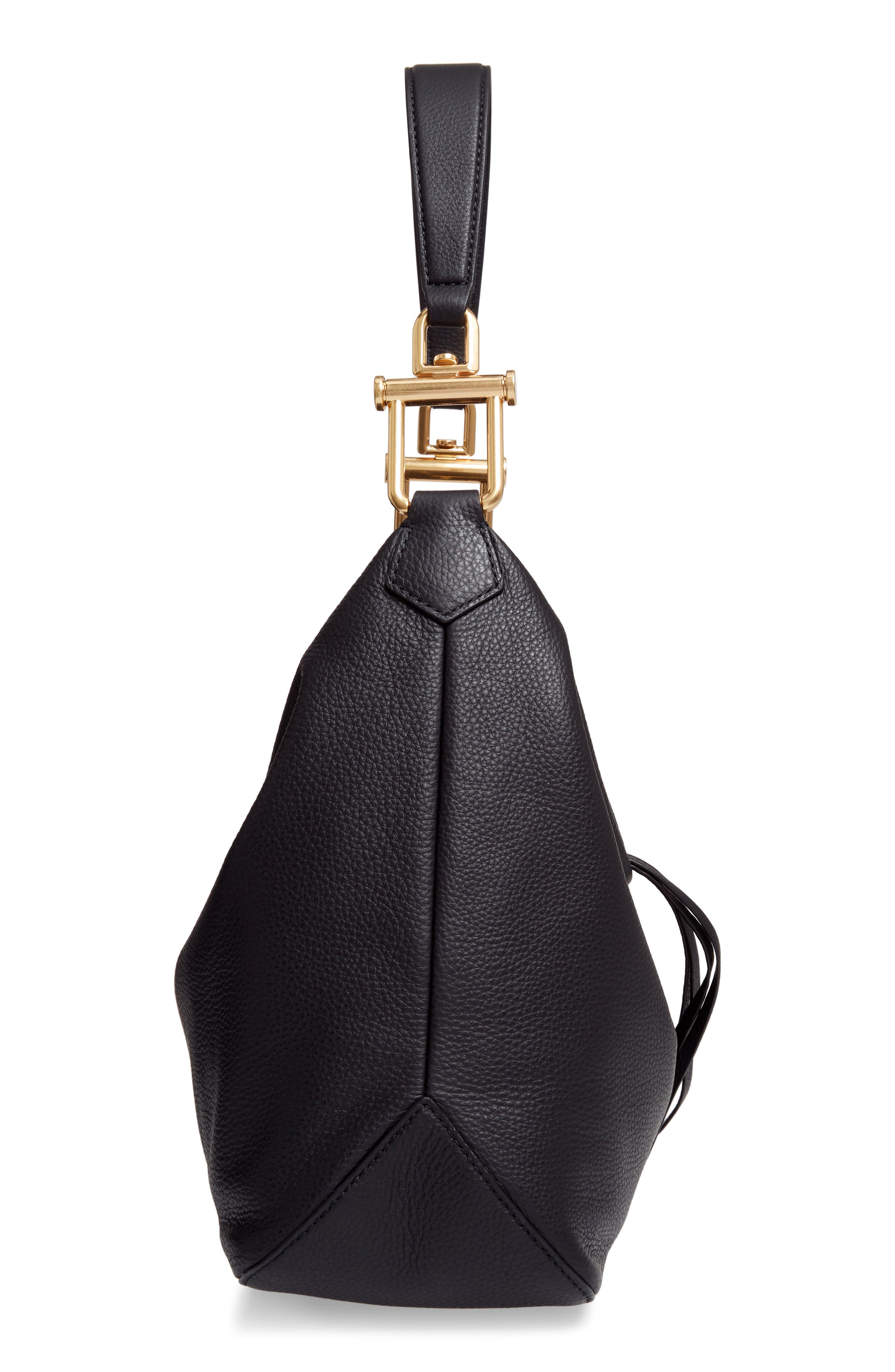 BOSS Small Kirsten Leather Hobo, Alternate, color, 