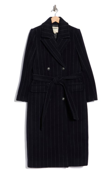 Olina Belted Long Coat