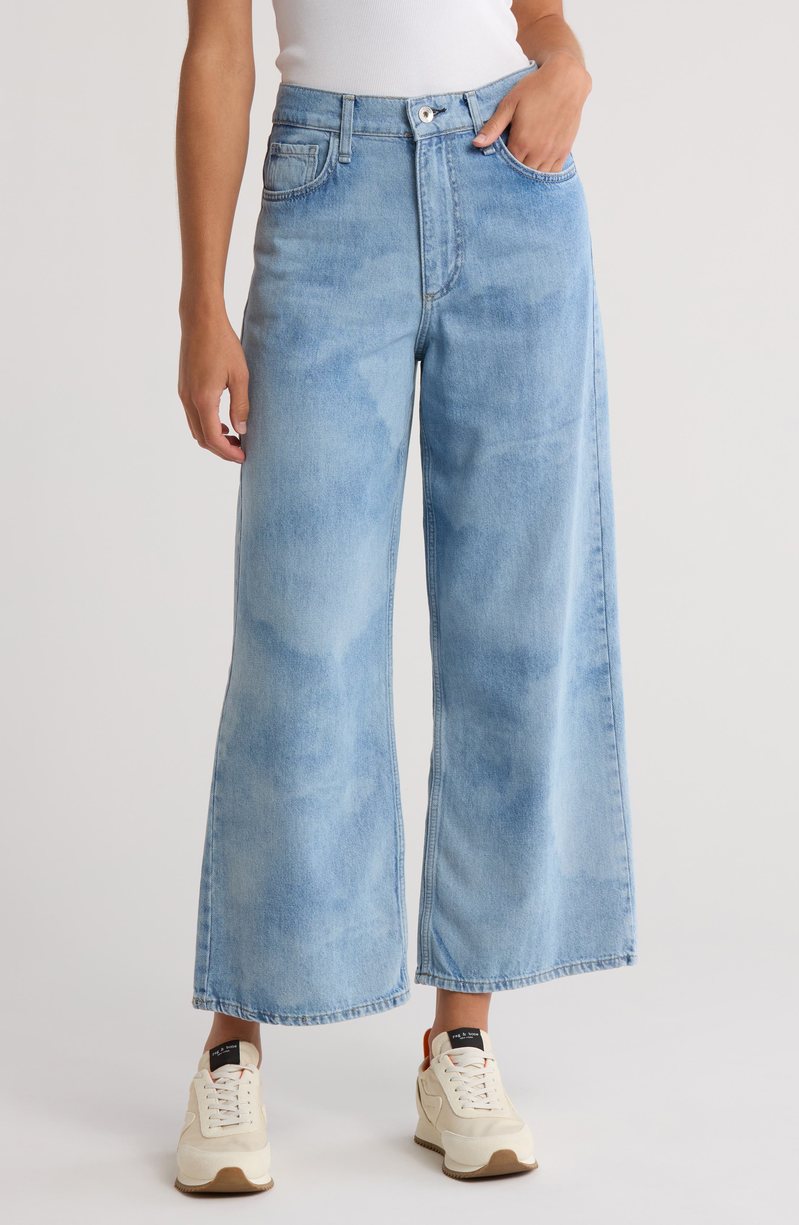 rag & bone Annie Wide Leg Jeans