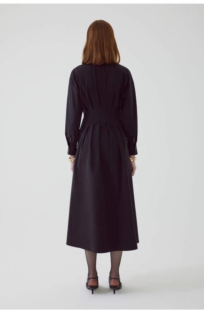 Exquise Billie Midi Dress, Alternate, color, Black