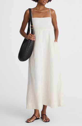 Madewell Stripe Empire Waist Midi Sundress