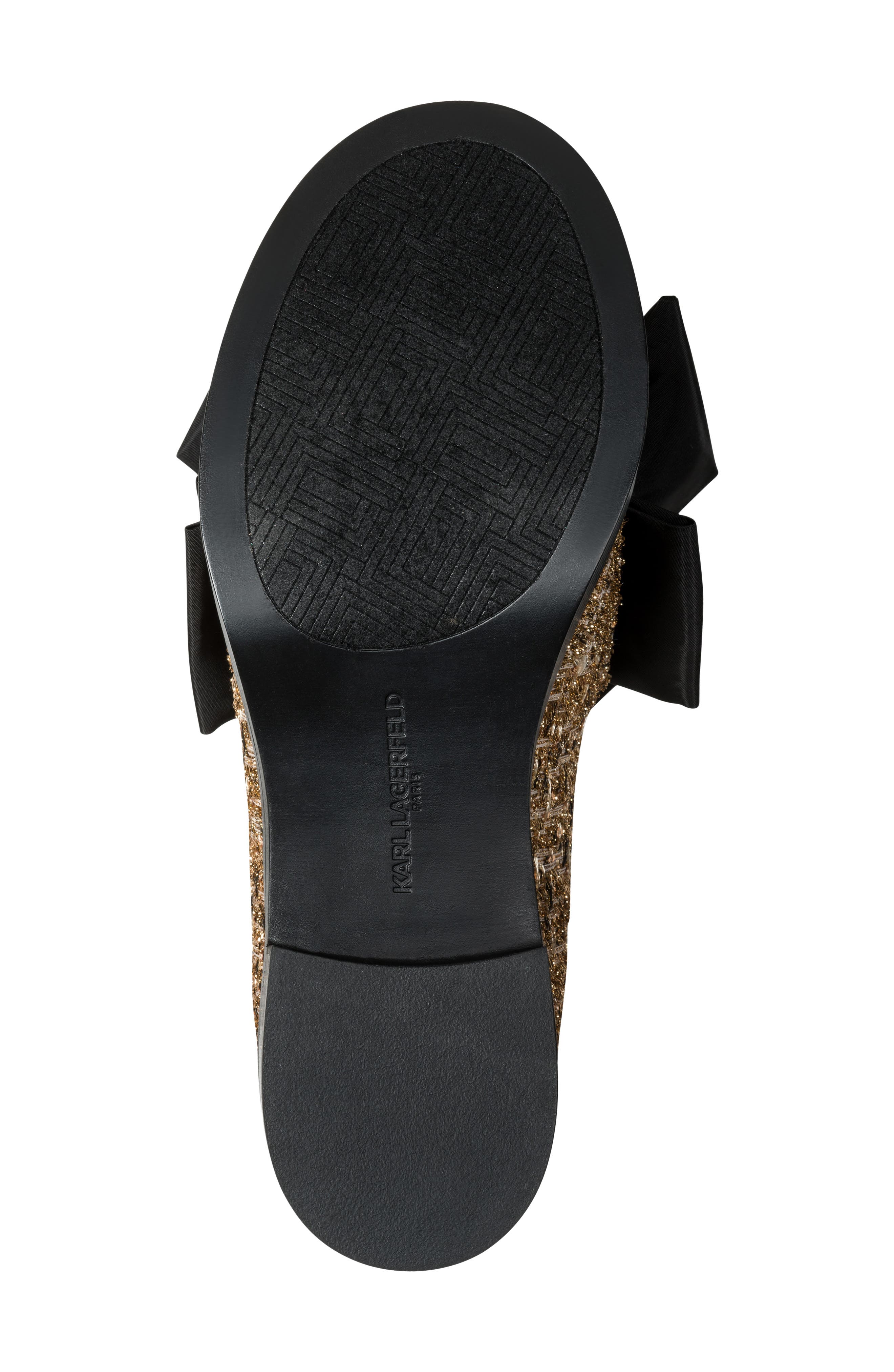 Camilia Bow Loafer, Alternate, color, GOLD