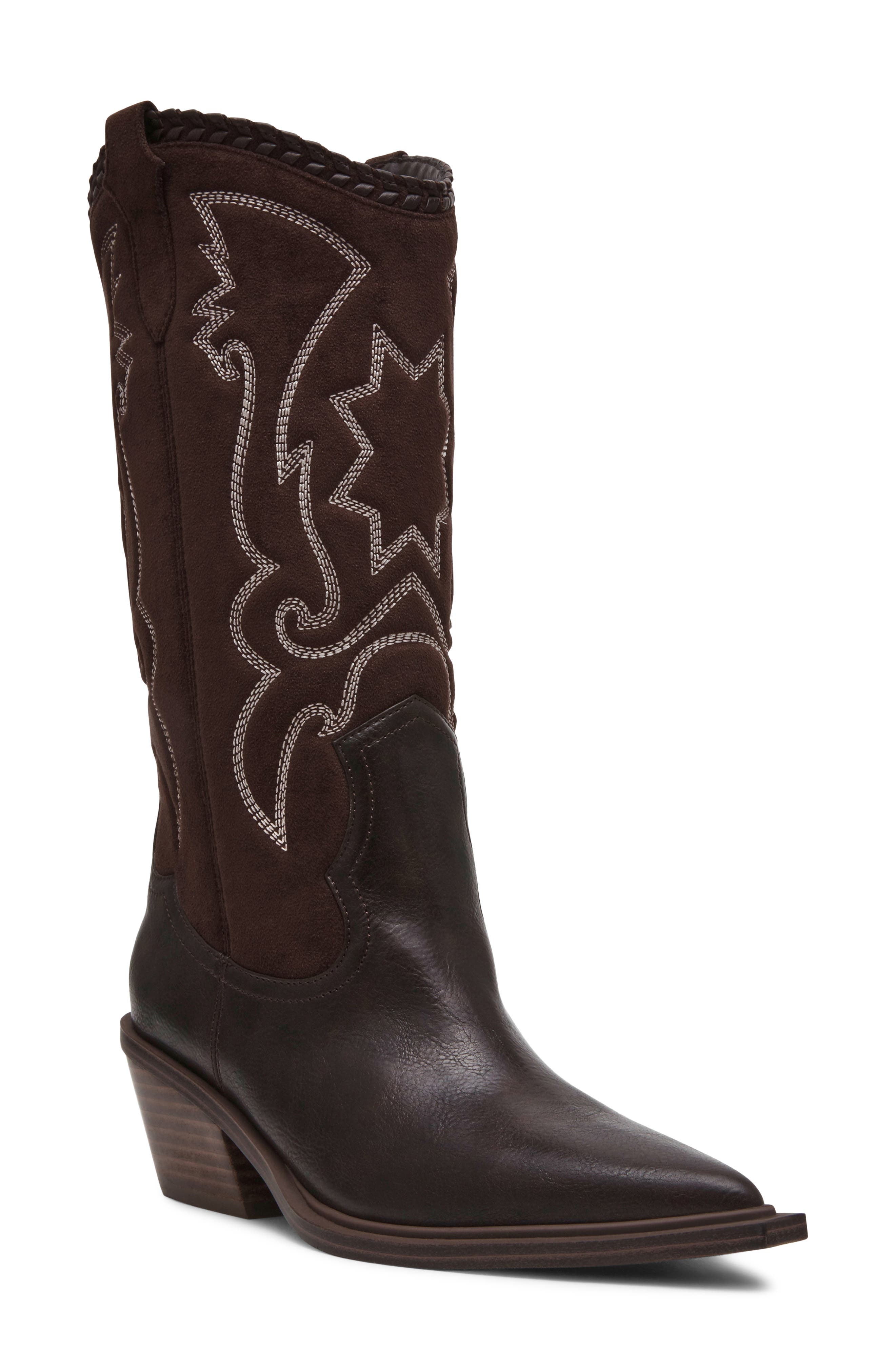 Gibbay Faux Leather Western Boot