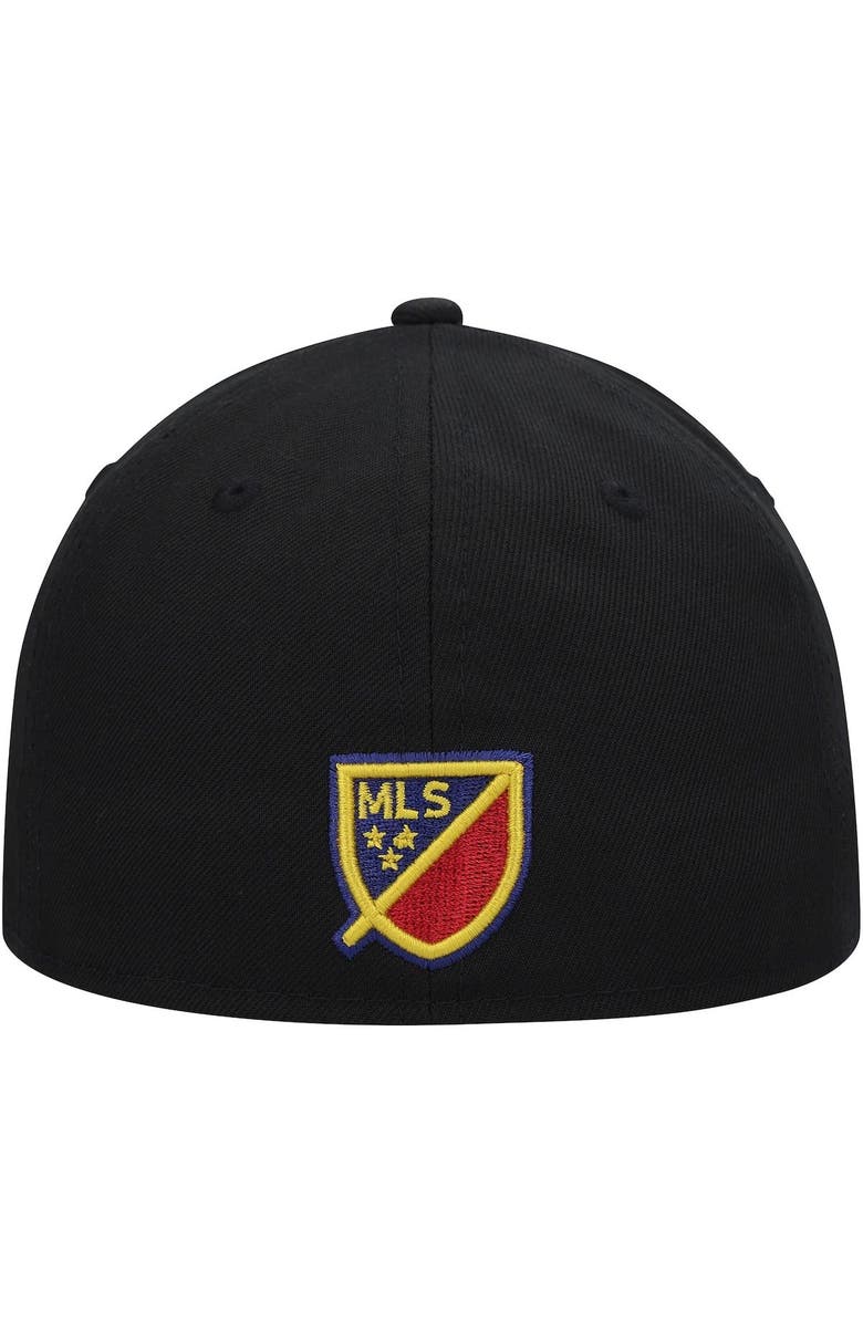 New Era Men's New Era Black Real Salt Lake Primary Logo Low Profile 59FIFTY Fitted Hat, Alternate, color, Black
