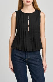 WAYF Romy Pleated Top