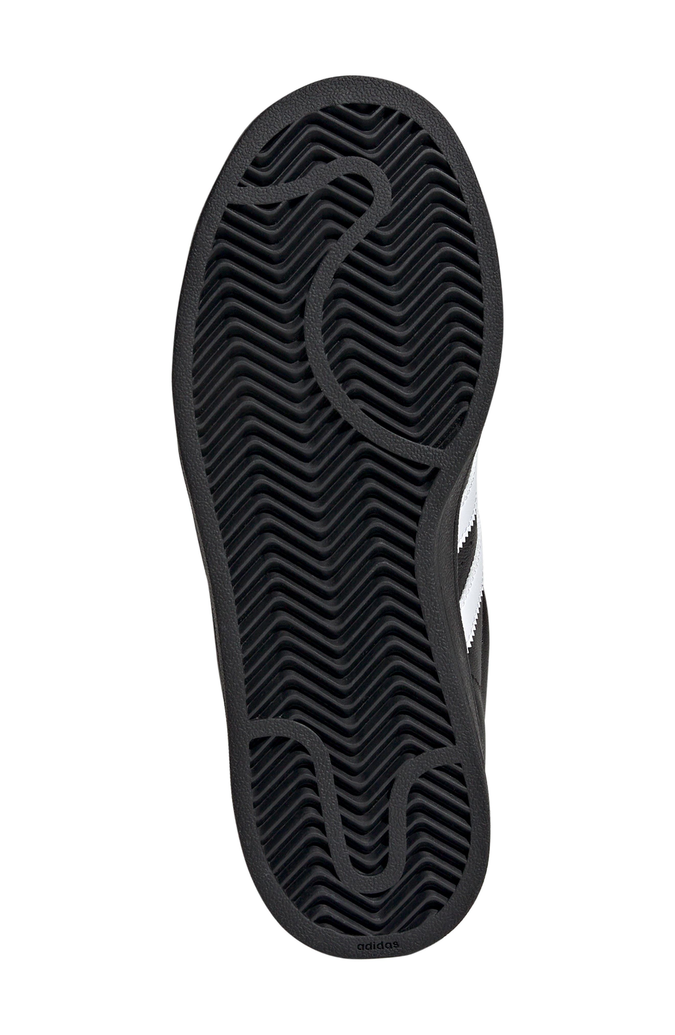 adidas Kids' Superstar Sneaker, Alternate, color, Black/ White Superstar Logo