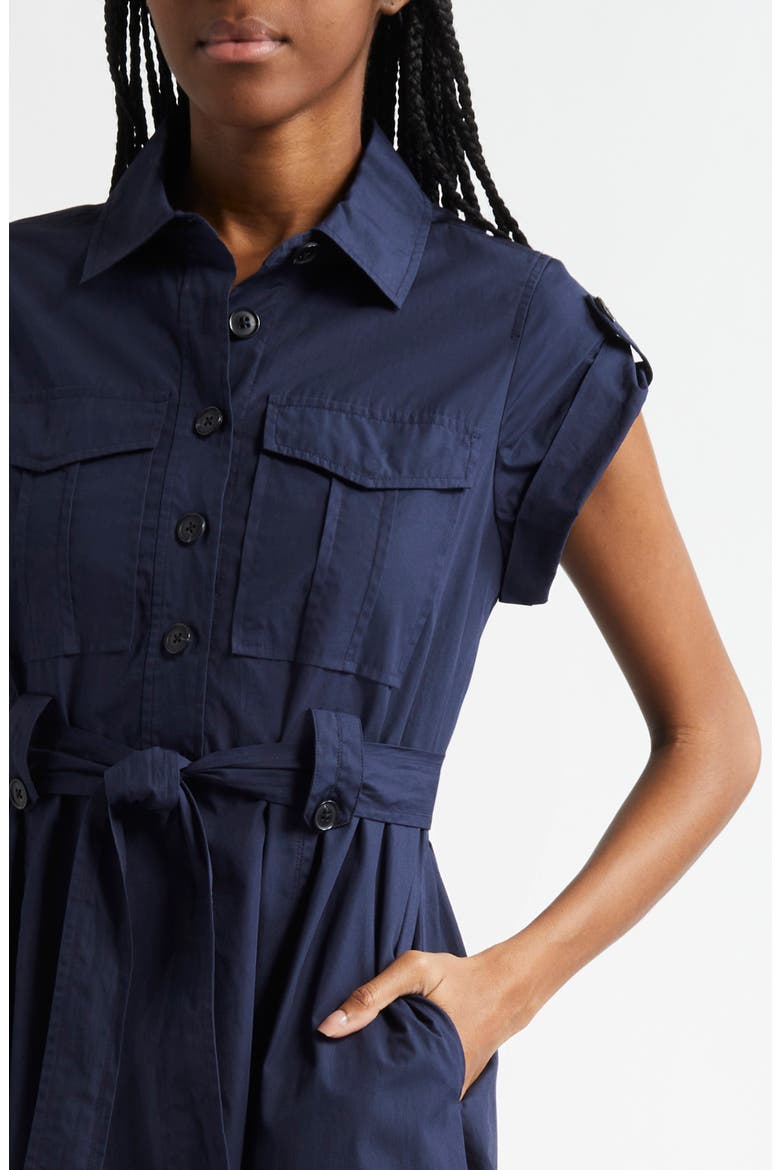 Kayla Belted Shirtdress, Alternate, color, NIGHT SKY