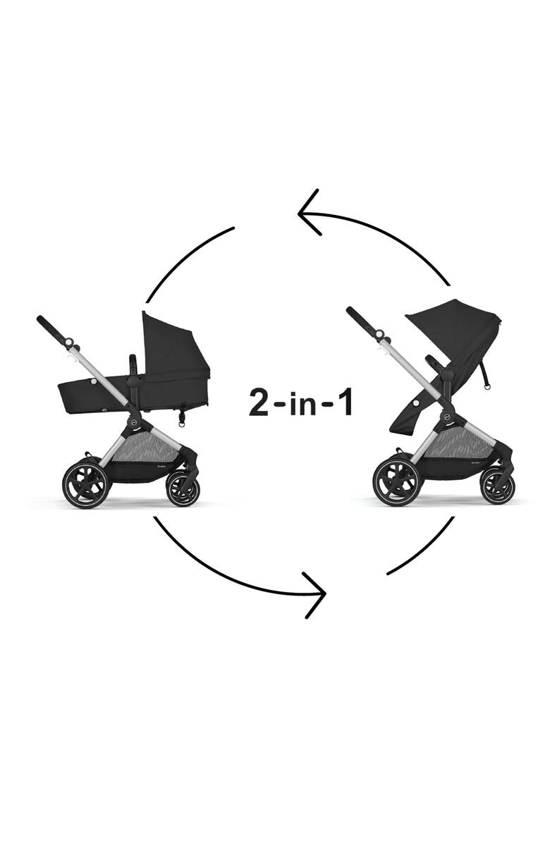 CYBEX Eos & Aton G Swivel Travel Stroller, Alternate, color, 