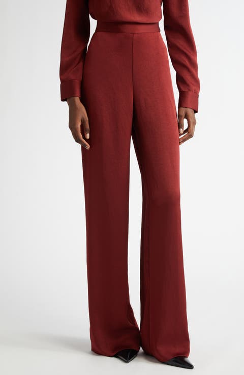 Women's Burgundy Pants & Leggings | Nordstrom