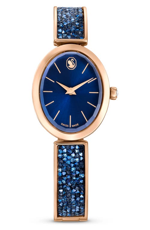 Swarovski Crystal Rock Oval Bracelet Watch, 26mm X 29mm