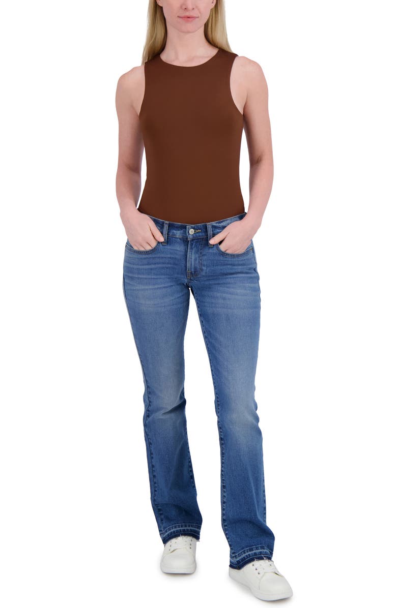 Lucky Brand Sweet Release Hem Mid Rise Bootcut Jeans, Alternate, color, Claremont