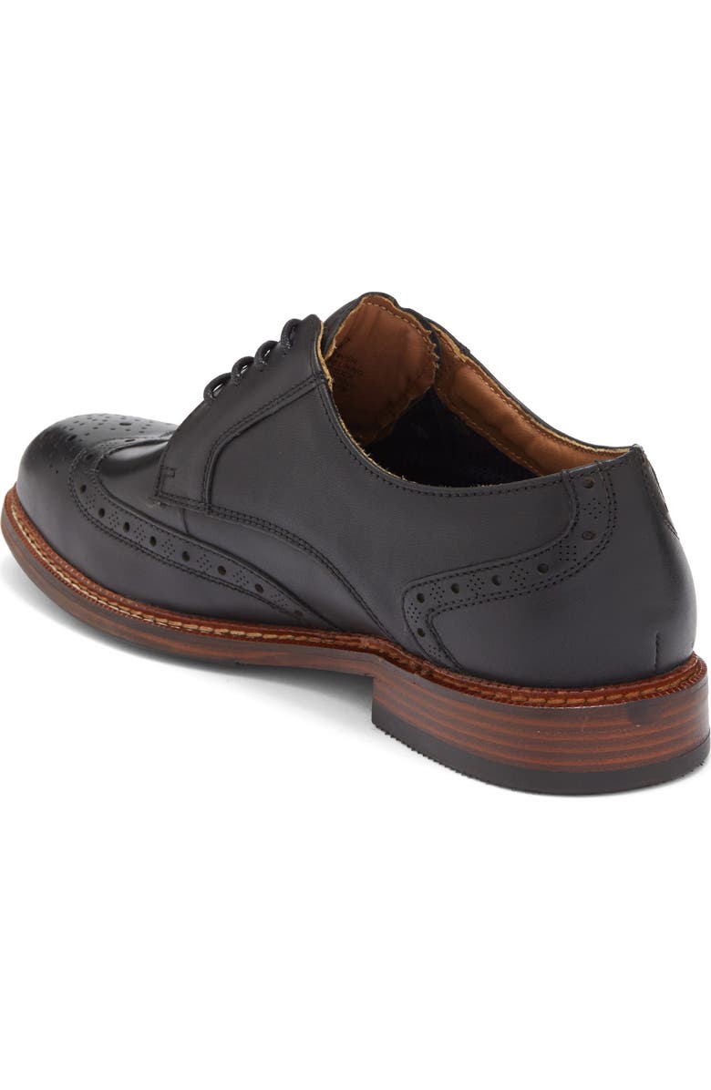 Steve Madden Eferm Wingtip Derby, Alternate, color, Black Leather