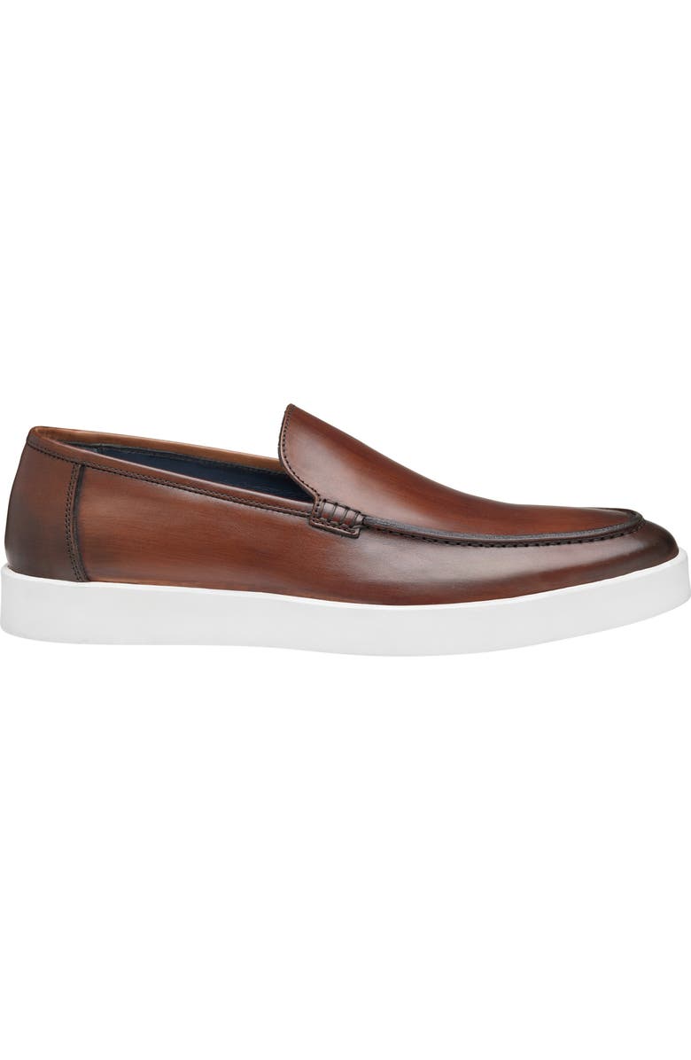 Johnston & Murphy Bolivar Moc Toe Slip-On Sneaker, Alternate, color,
