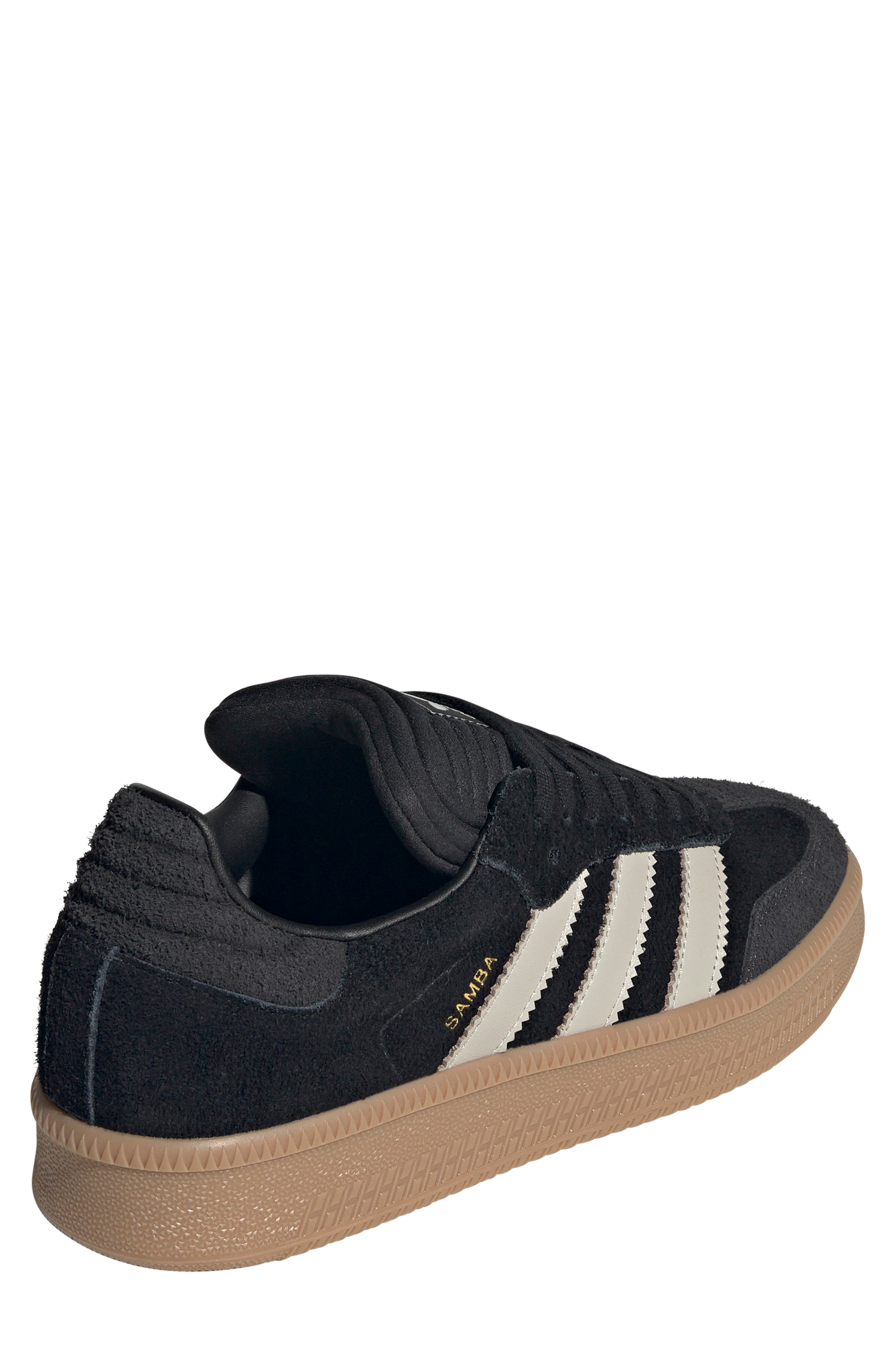 adidas Gender Inclusive Samba XLG Sneaker, Alternate, color, Black/ Wonder Alumina/ Gum