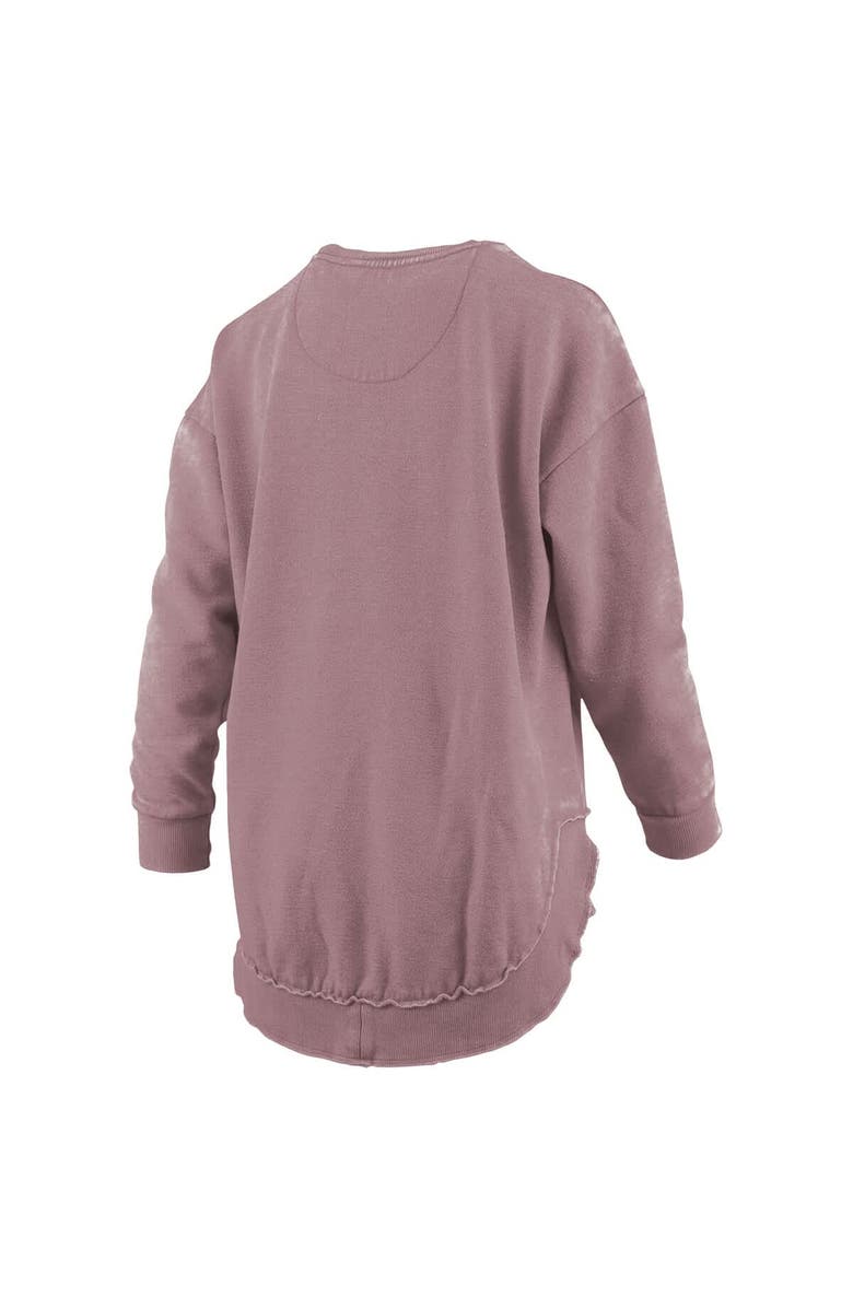 PRESSBOX Women's Pressbox Pink Alabama Crimson Tide Poncho Fleece Pullover Sweatshirt, Alternate, color, Pink