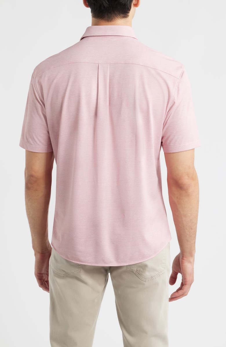 johnnie-O Breck Hangin’ Out Knit Short Sleeve Button-Up Shirt, Alternate, color,