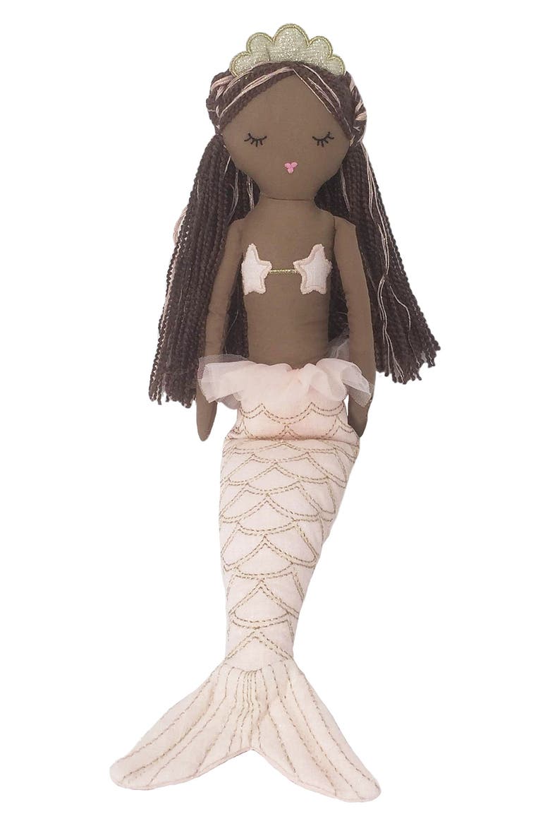Macie Mermaid Plush Toy, Main, color, PINK