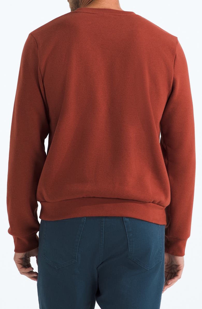 The North Face Evolution Simple Dome Fleece Crewneck Sweatshirt, Alternate, color, Iron Clay