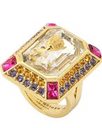 Kurt Geiger London Stone Enamel Cocktail Ring