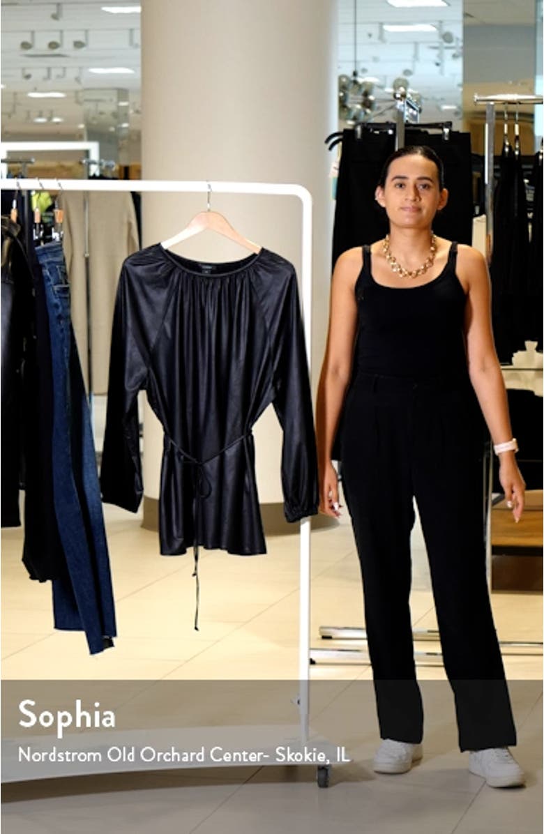 Faux Leather Tunic, sales video thumbnail