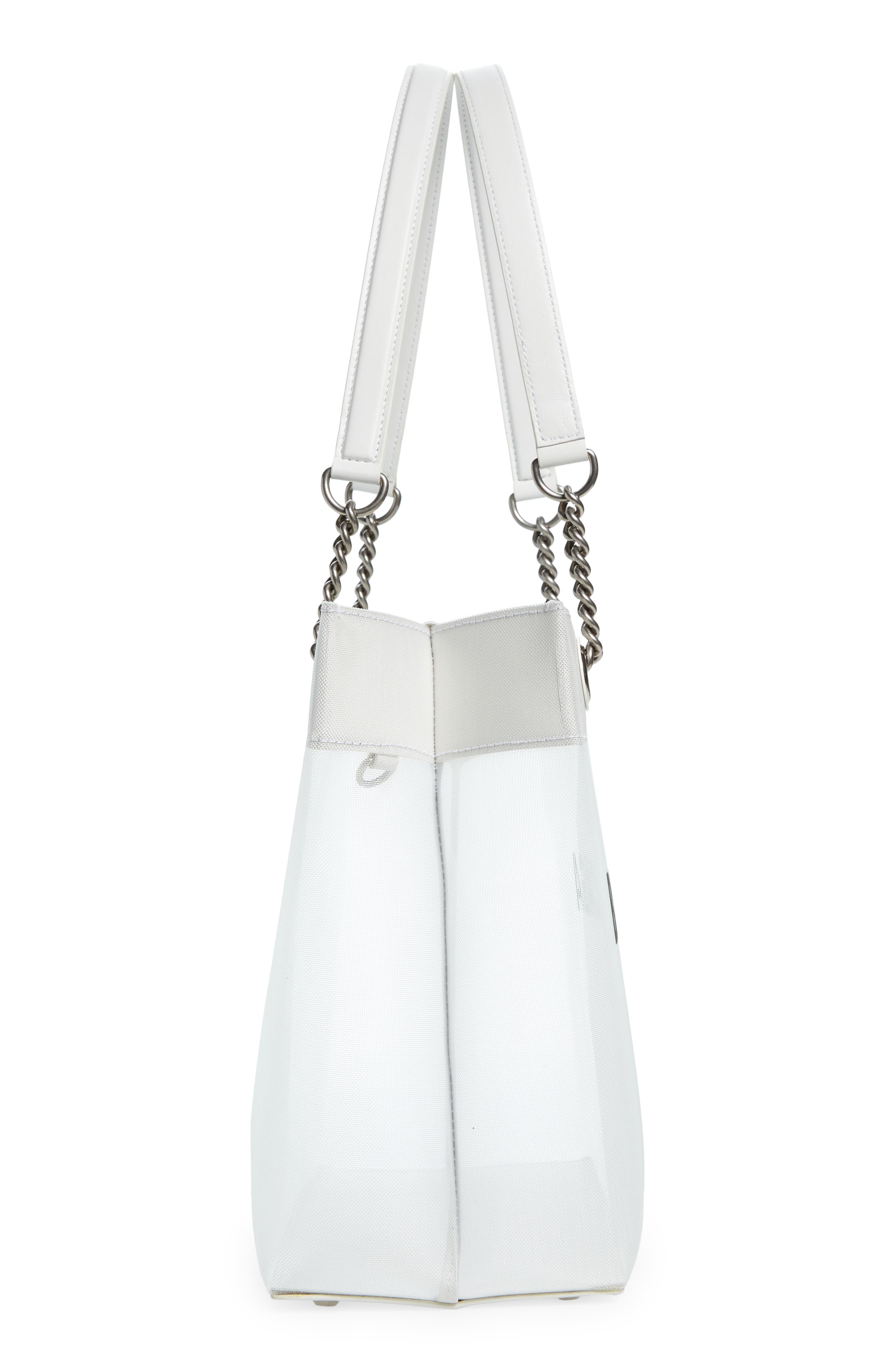 Balenciaga Medium Duty Free Mesh Tote, Alternate, color, 