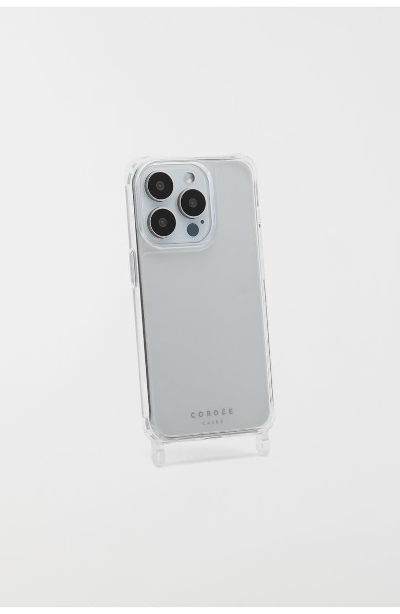 Cordée Cases Silicone Phone Case, Main, color, Clear