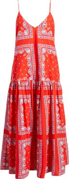 THE GREAT. The Drop Waist Sleeveless Maxi Dress