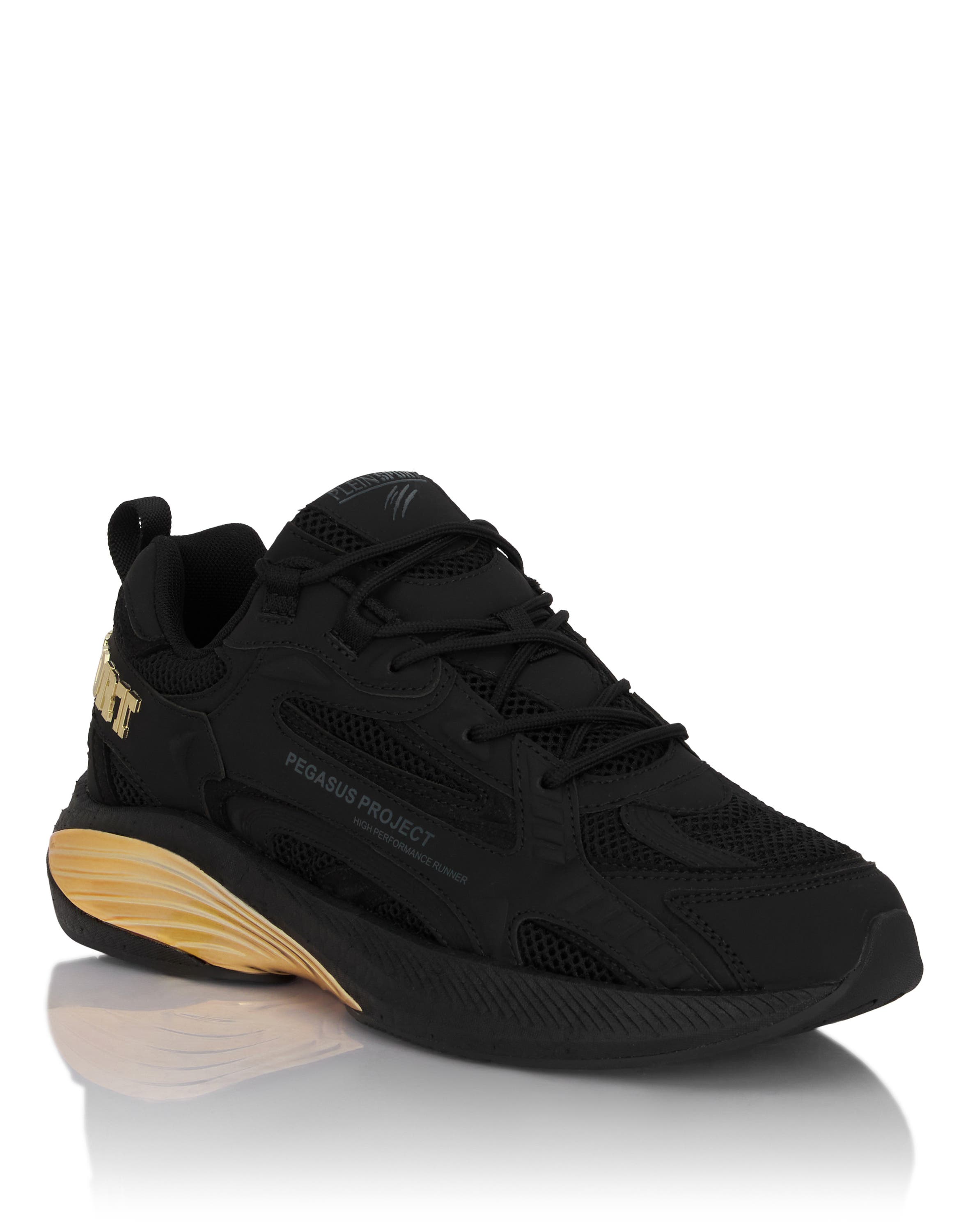Sneakers Pegasus Project Unisex, Alternate, color, black/lightgold