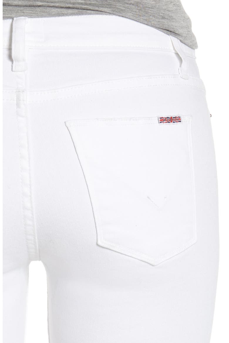 Hudson Nico Ripped Ankle Super Skinny Jeans, Alternate, color, STRIFE