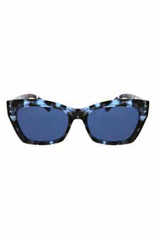 BCBGeneration 37mm Chunky Catty Square Sunglasses