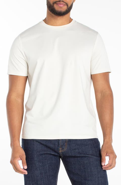 Cotton Blend Crewneck T-Shirt