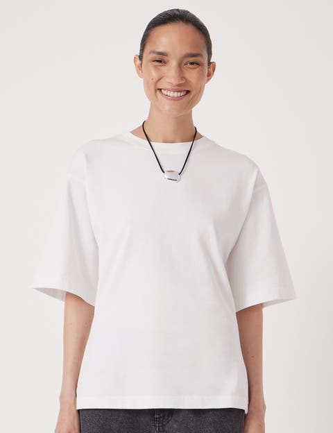 Zip Detail Short Sleeve T-Shirt