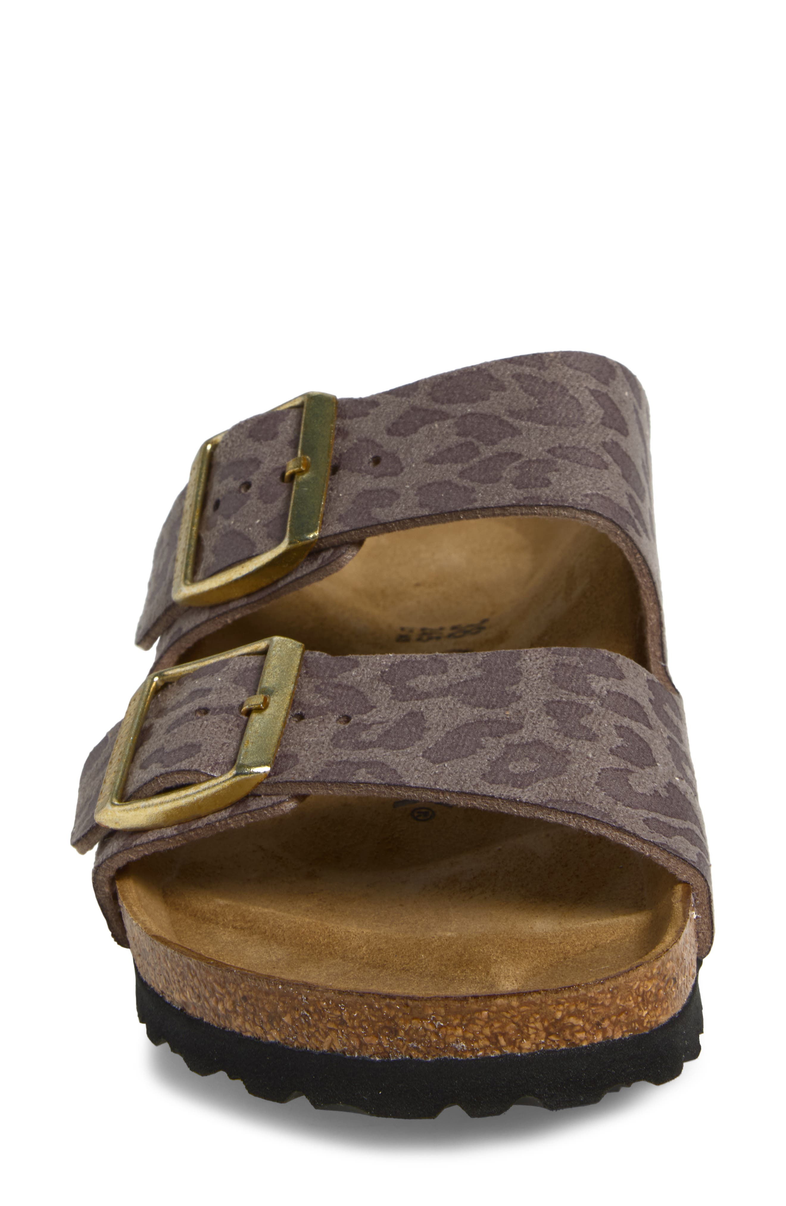 Arizona Slide Sandal, Alternate, color, GRAY TAUPE LEOPARD