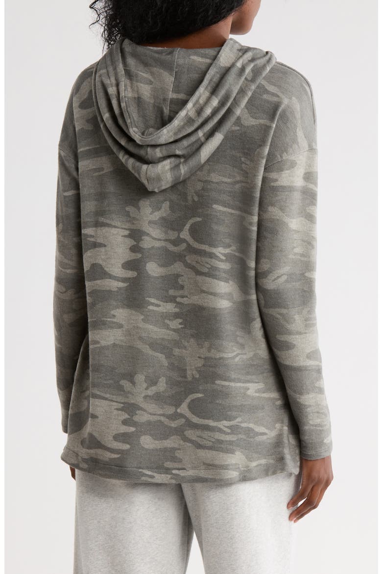 High-Low Hem Hoodie, Alternate, color, OLIVE