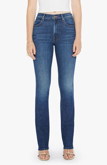 Mother Smokin' Double Heel High Waist Bootcut Jeans