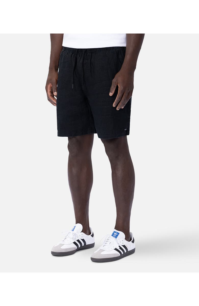 Industrie Australia The Marina Linen Short, Alternate, color, Black