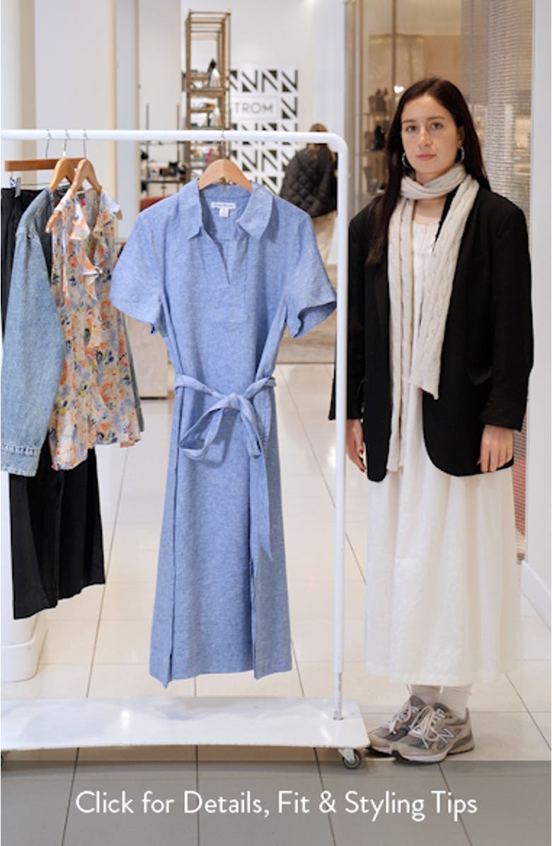 Costalina Linen Midi Dress, sales video thumbnail