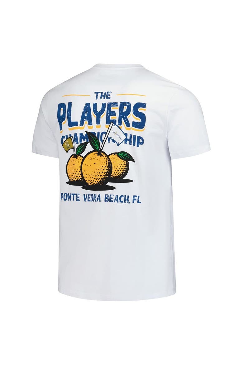 Men's Barstool Golf  White THE PLAYERS Florida Orange Garment Dyed T-Shirt, Alternate, color, White