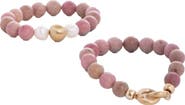 SAACHI Set of 2 Eternity Stretch Bracelets