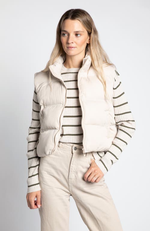 Thread & Supply Issey Puffer Vest In White