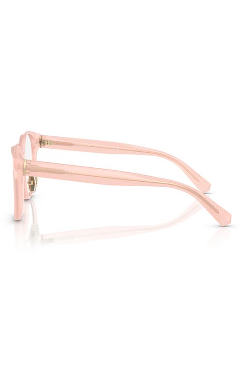 Tiffany & Co . 52mm Round Optical Glasses In Opal Pink