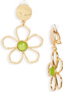 Karine Sultan Bloom Drop Clip-On Earrings