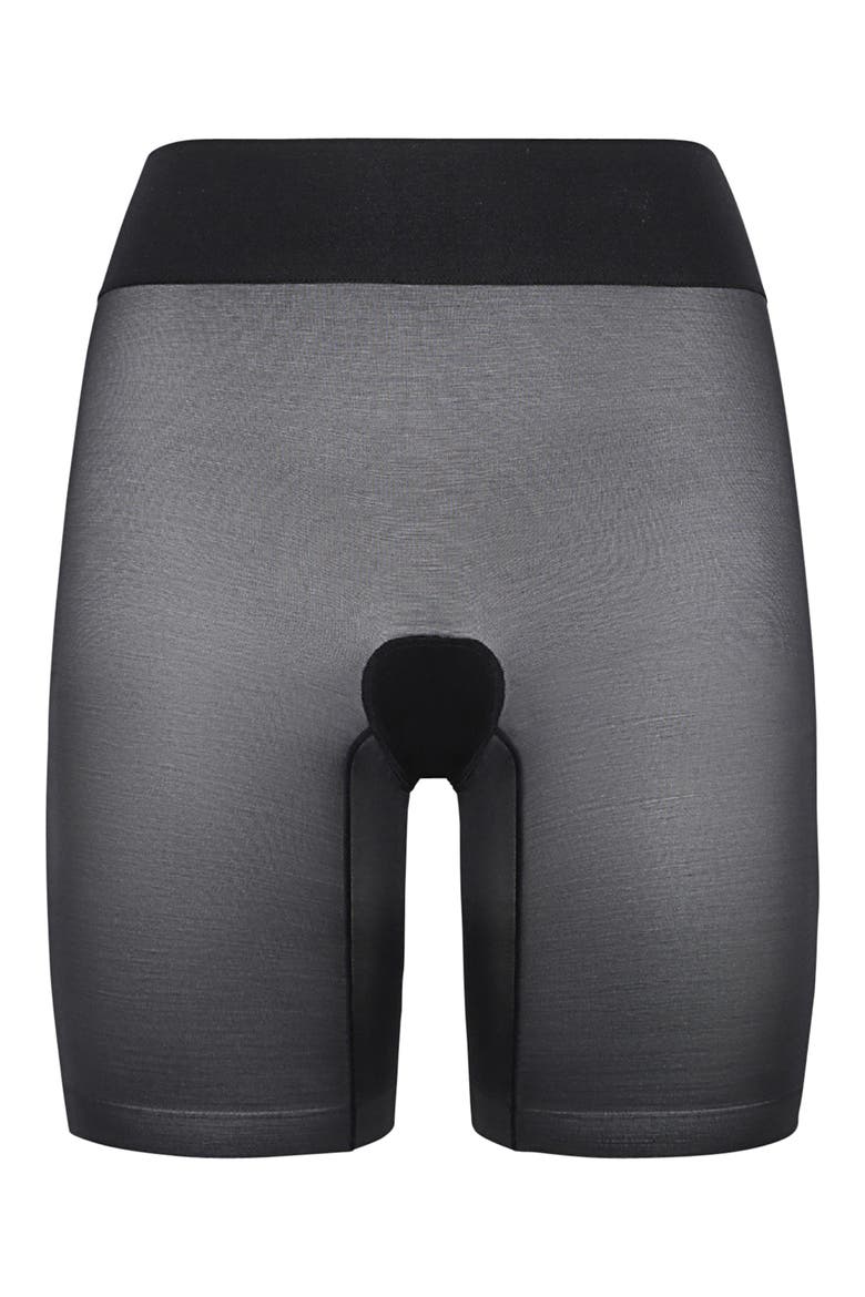 Sheer Touch Shaping Shorts, Alternate, color, BLACK