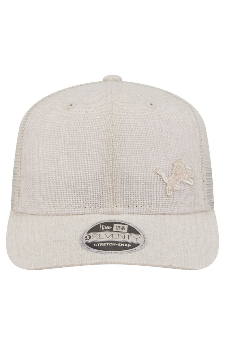 New Era Men's New Era Natural Detroit Lions Flawless 9SEVENTY Stretch-Snap Hat, Alternate, color, 