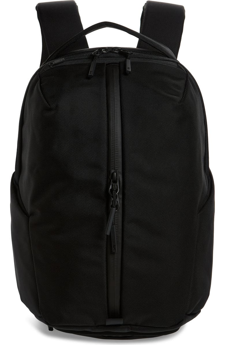 Aer Fit Water Resistant Nylon Backpack, Main, color, Black