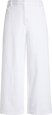 Eileen Fisher High Waist Ankle Wide Leg Pants